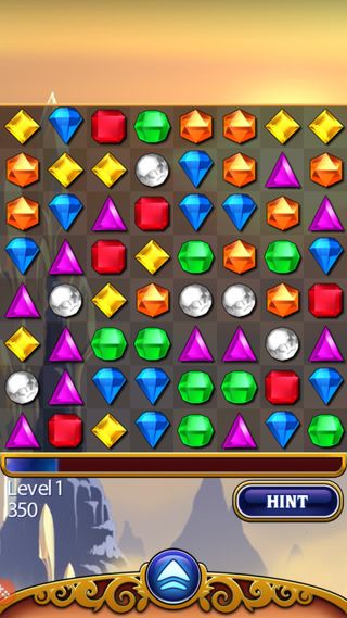 Bejeweled screen moves
