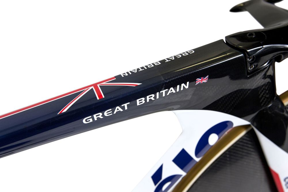 The Cervelo T5GB for Great Britain at the Rio Olympic Games