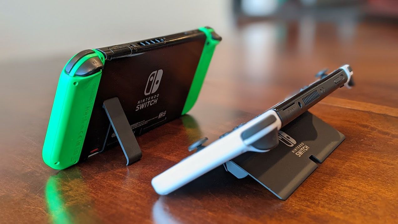 Nintendo Switch Oled Model And V2 Dock Kickstands Oled Extended