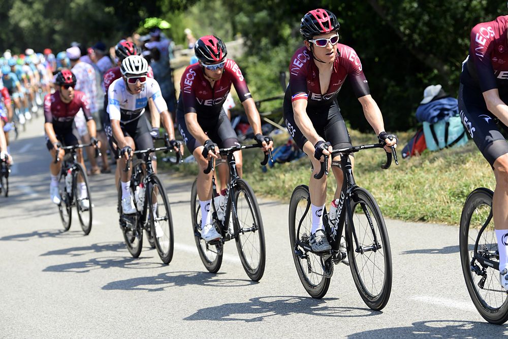 Team Ineos stage 16 at the Tour de France