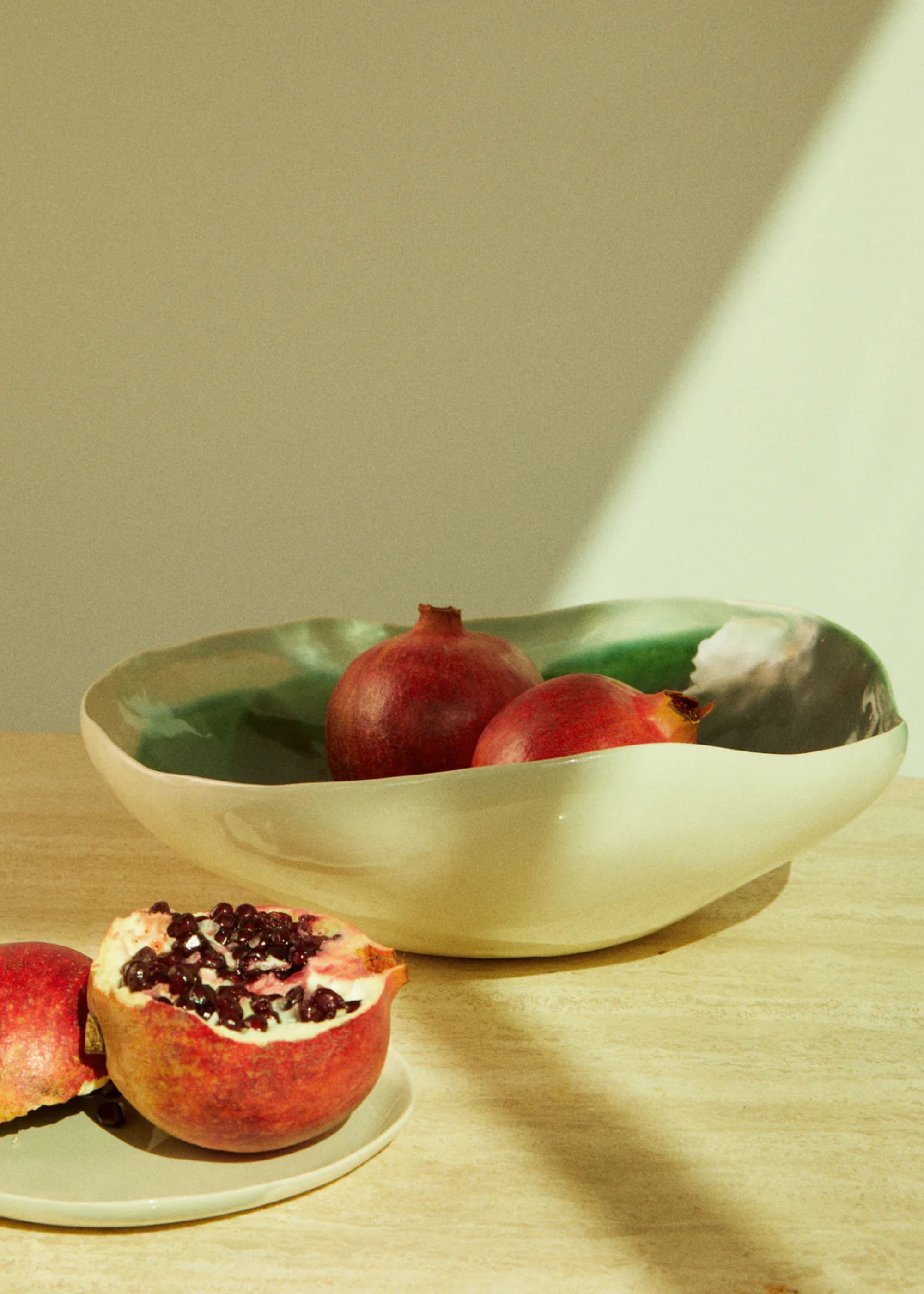 ABASK , Hand-Glazed Porcelain Salad Bowl