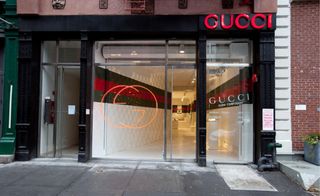 Gucci showroom front entrance Crosby Street, New York