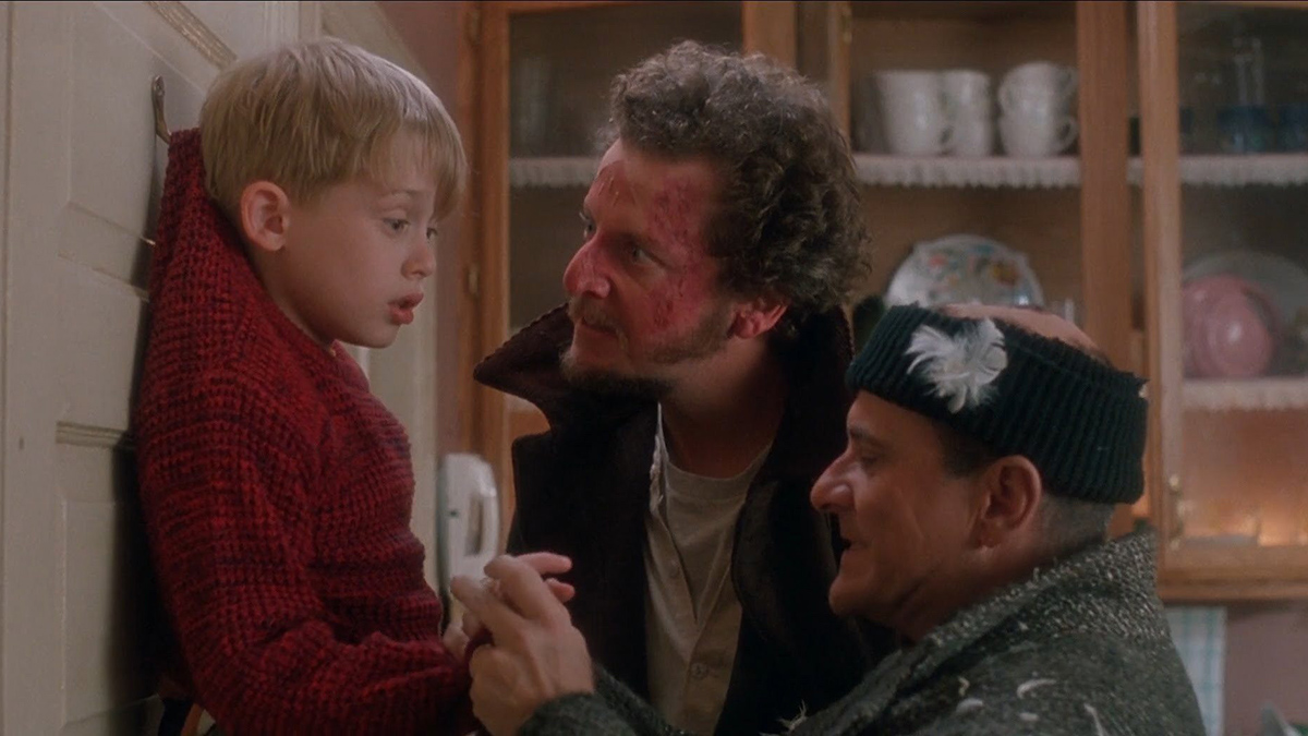 Kevin and the Wet Bandits in Home Alone