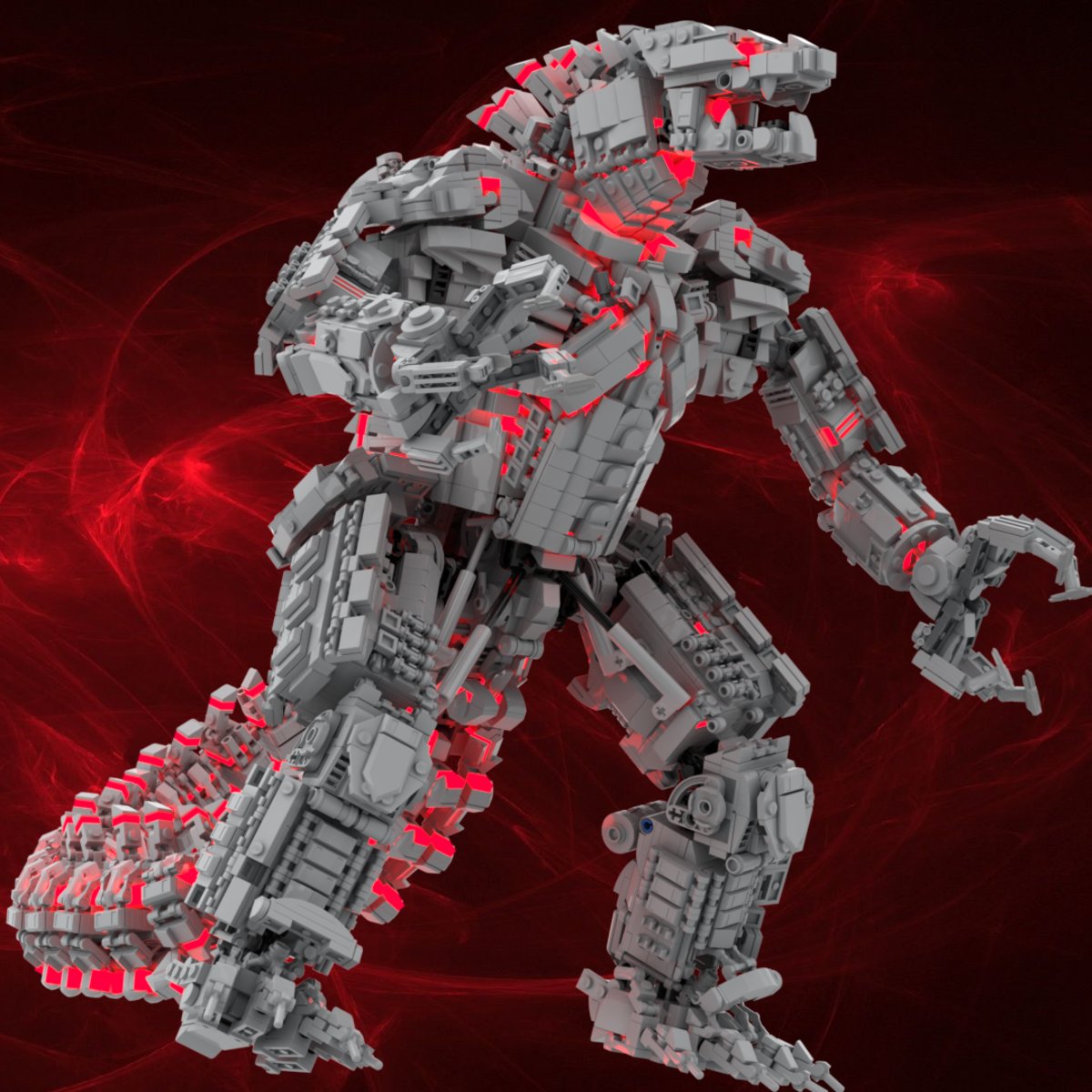MechaGodzilla in Lego form