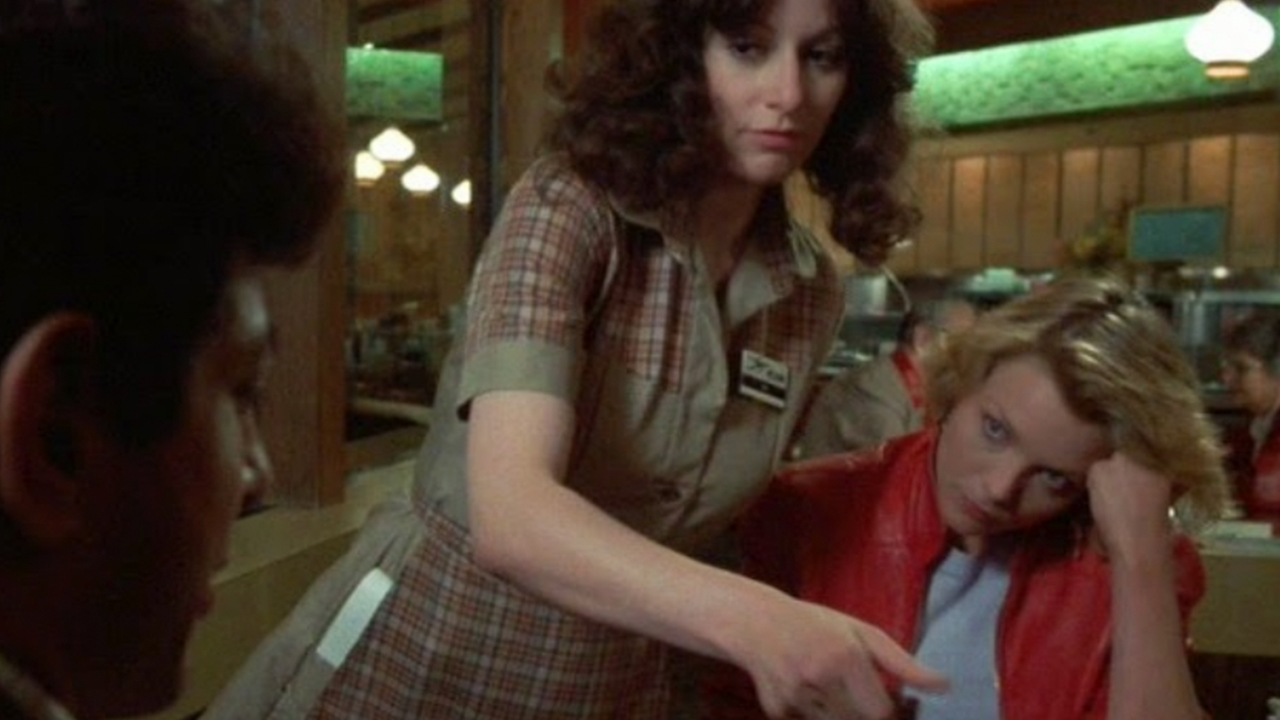 Amy Heckerling as a waitress in Into The Night