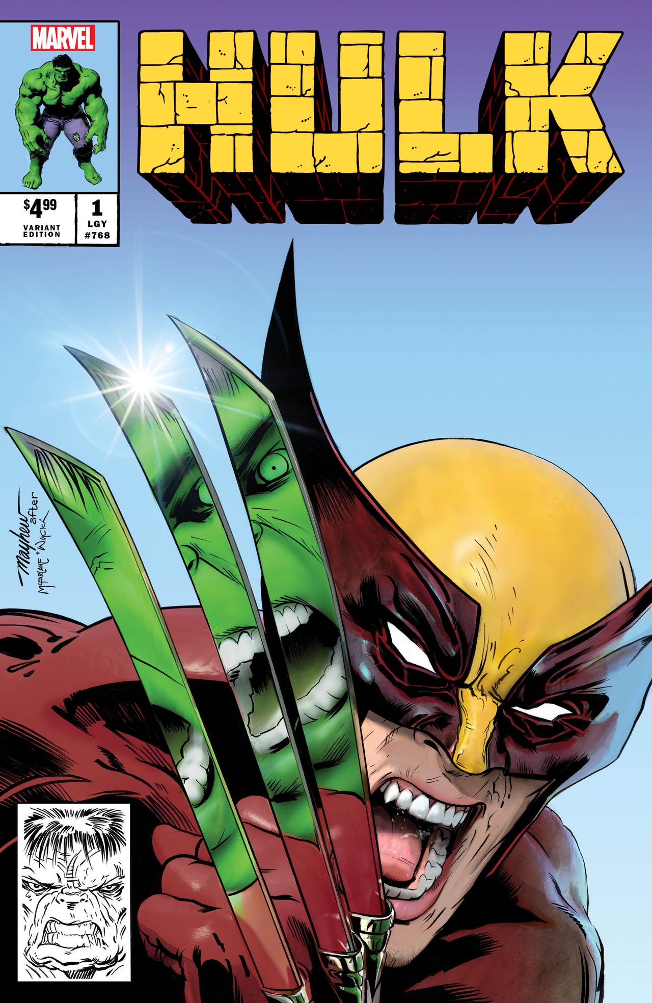 Hulk #1 variant cover
