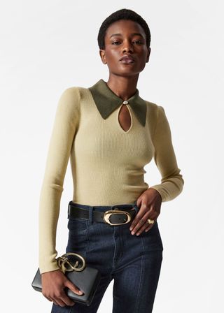 Keyhole Collar Top