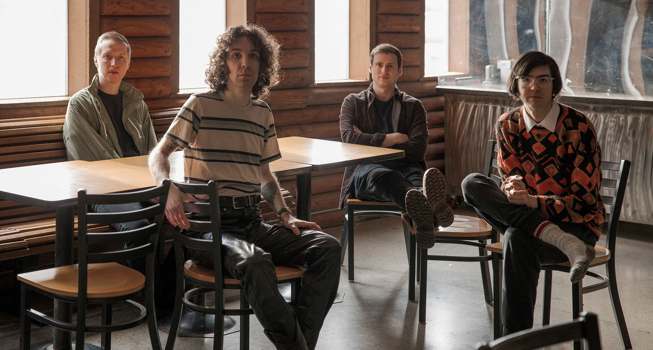 Car Seat Headrest pictured on location in the Pacific Northwest