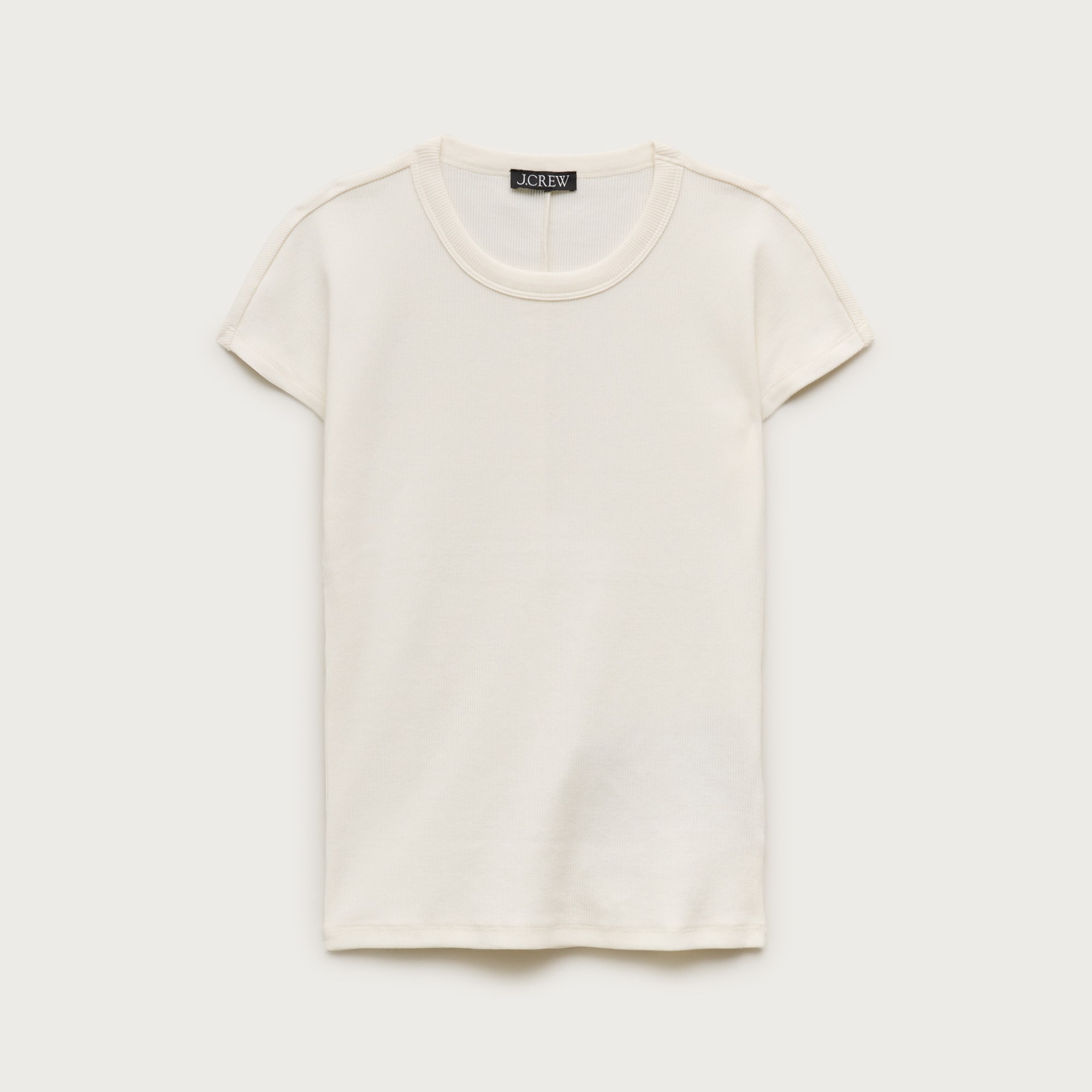 Perfect Rib Dolman-Sleeve T-Shirt