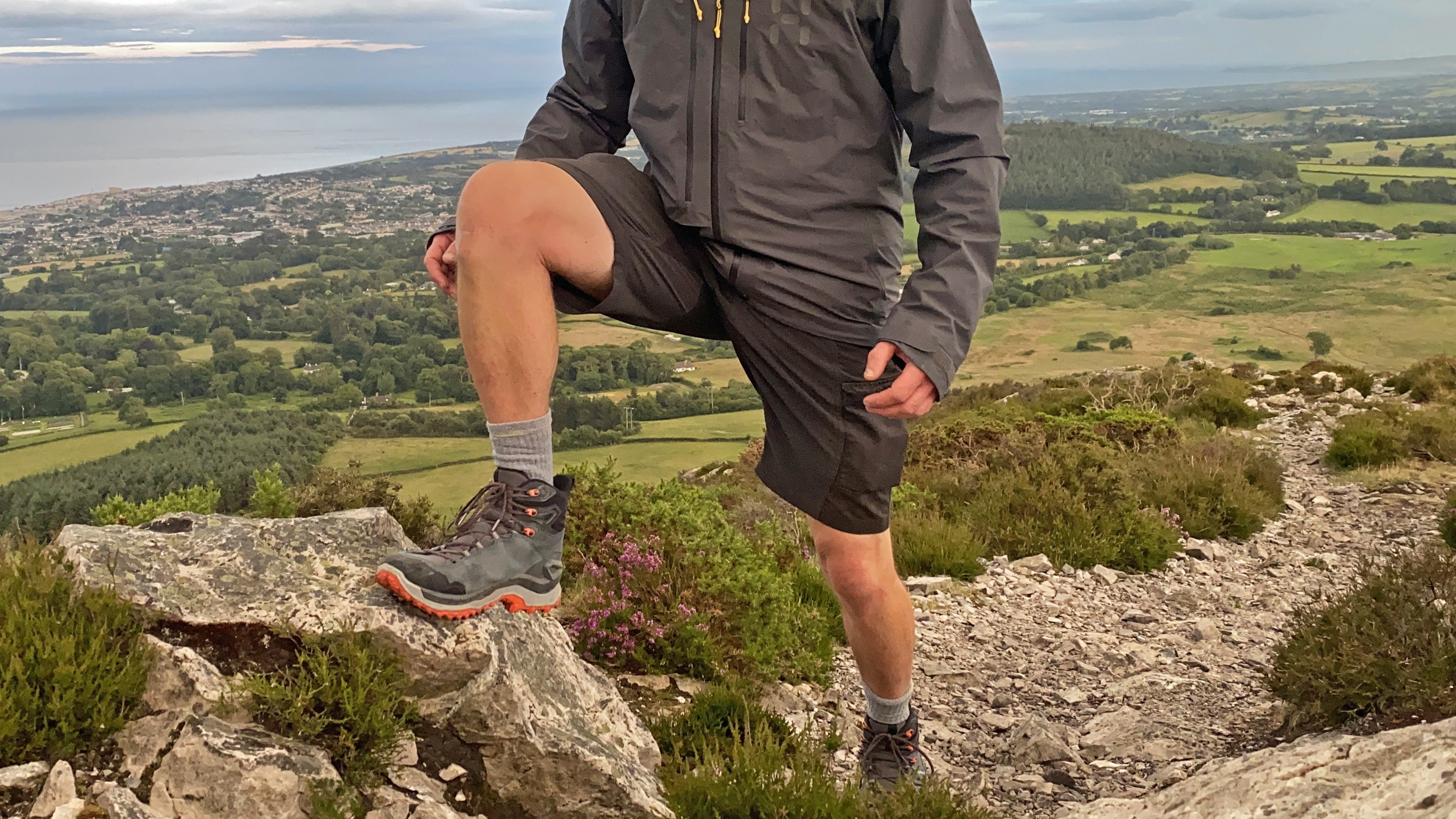 Lowa Innovo Mid GTX hiking boots being worn in the Wicklow Mountains