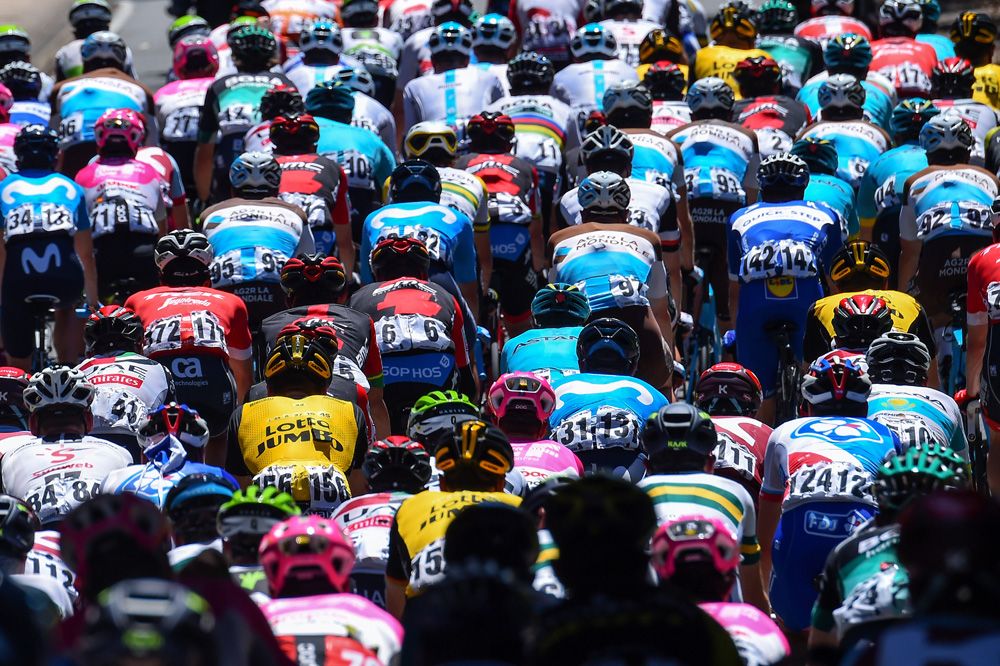 The 2018 WorldTour peloton