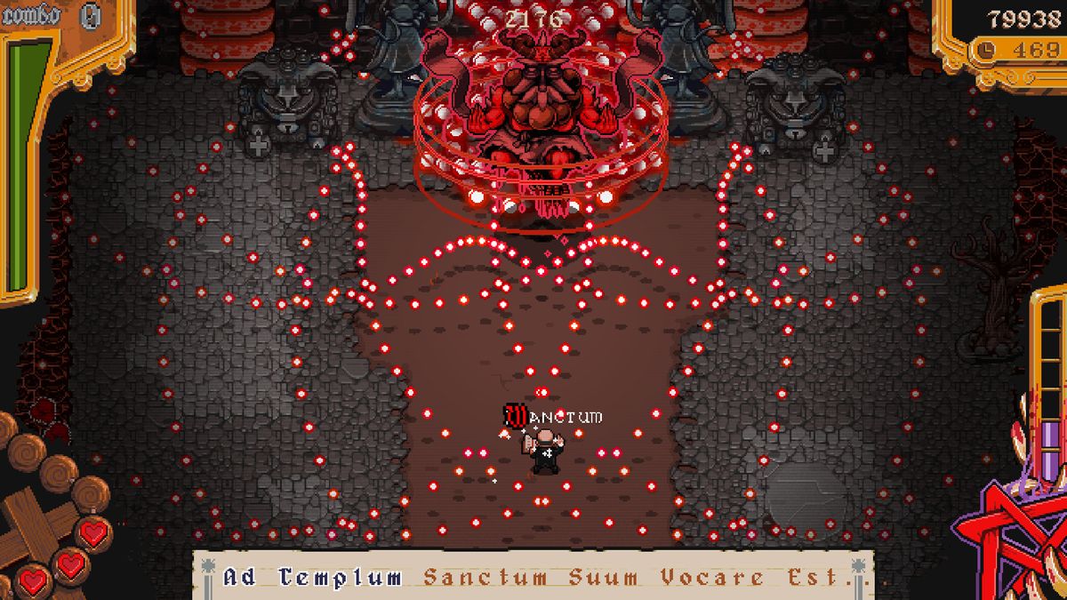 The Textorcist is a bullet hell where typing is your only weapon
