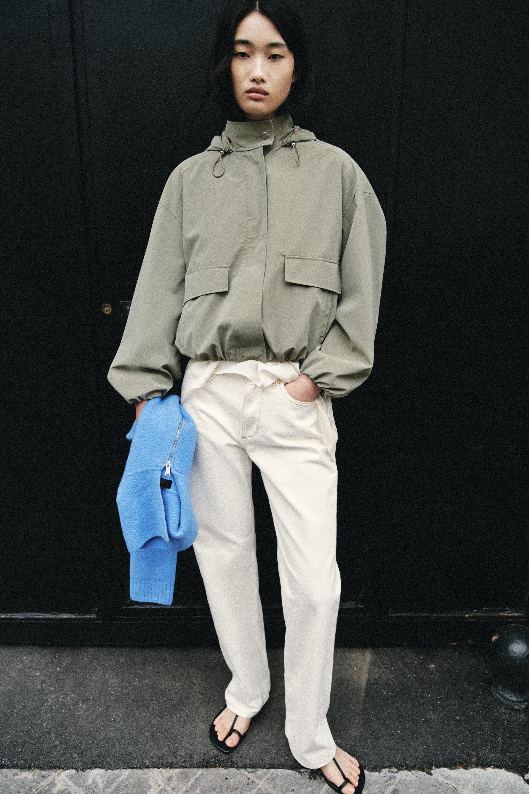 Coated Hooded Jacket