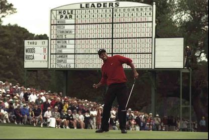 Tiger Woods at the 1997 Masters