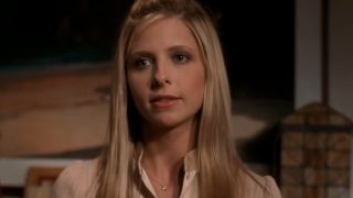 Buffy giving her speech to the Potentials in "Chosen." 