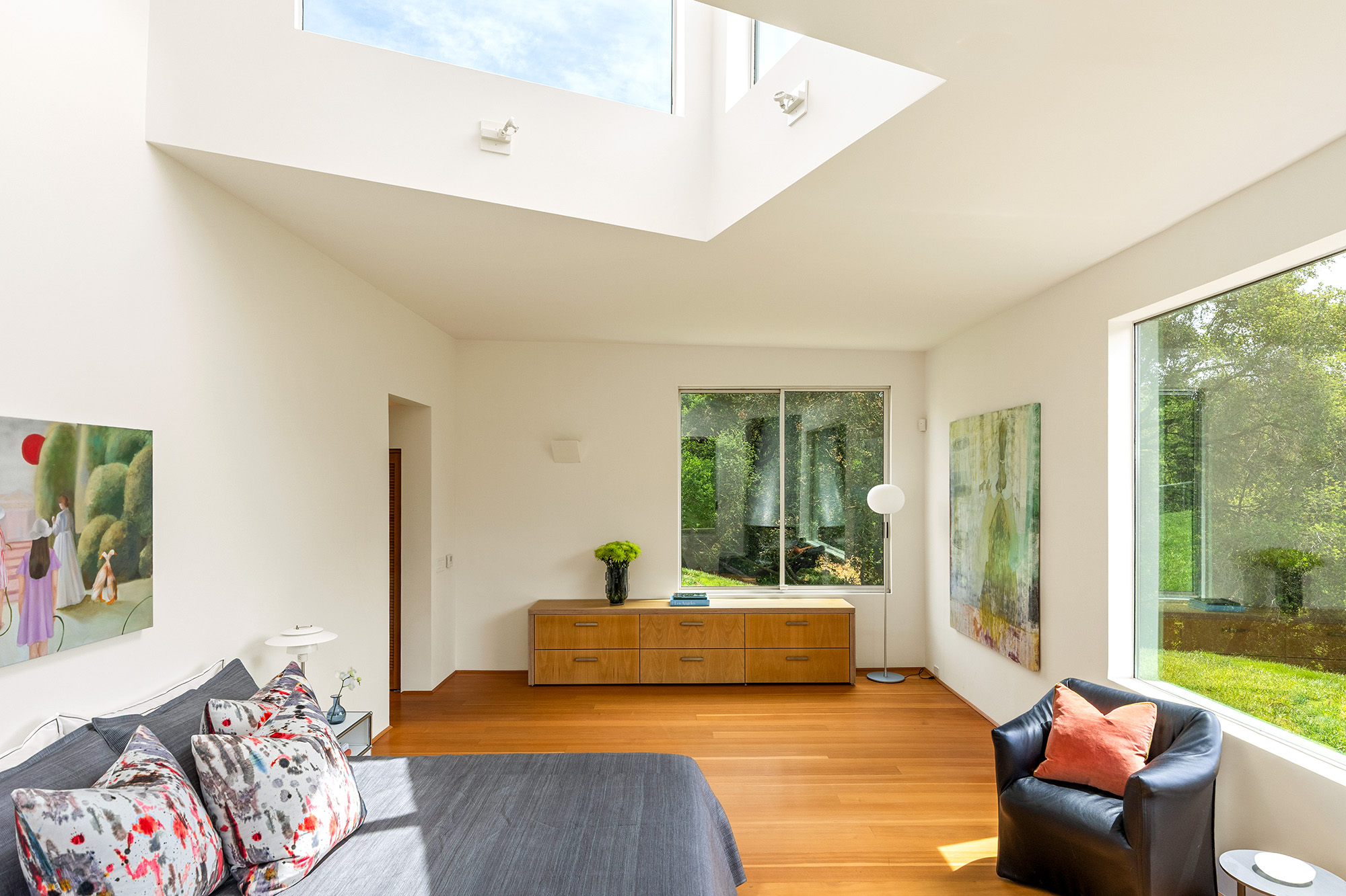 Sirmai-Peterson house, an early Frank Gehry design, with unusual volumes and sculptural composition