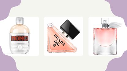 A trio of the best refillable perfume, including Prada, Moncler and Lancome
