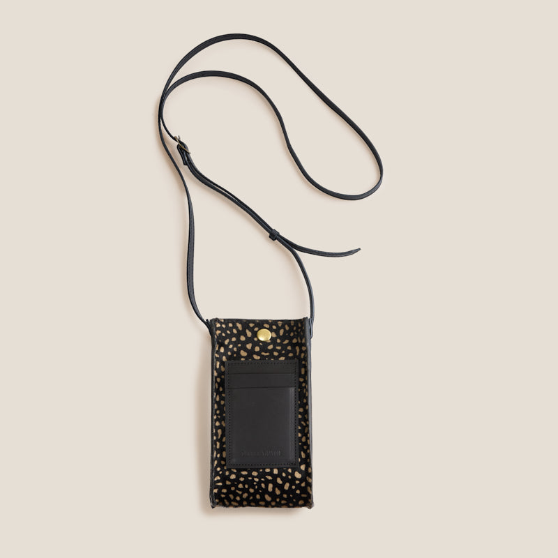 Everyday Phone Wallet Crossbody - Spotted Hair