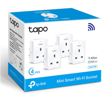 TP-Link Tapo Smart WLAN Steckdose (4er-Pack): 44,90 €36,90 € bei Amazon