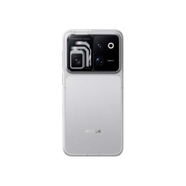 The Honor Robot Phone in white.