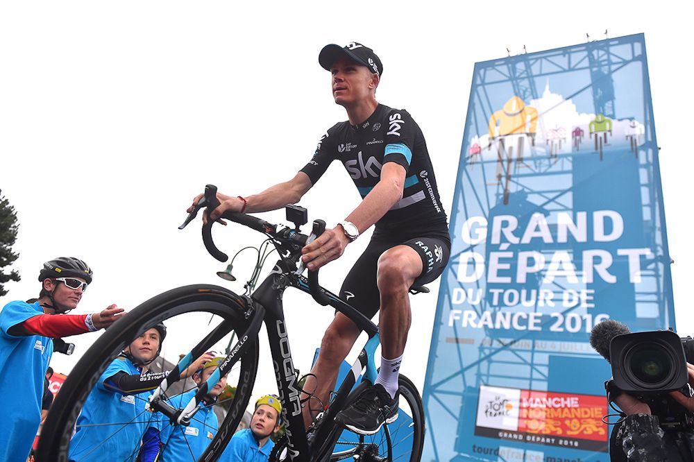 Chris Froome is ready to go at the Tour de France team presentation