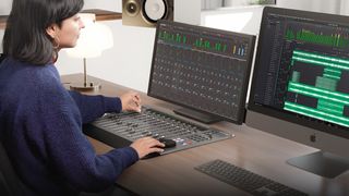 DaVinci Resolve 18 video editing software in use