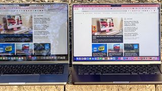 MacBook Pro M4 with nano-texture display vs MacBook Pro M1 