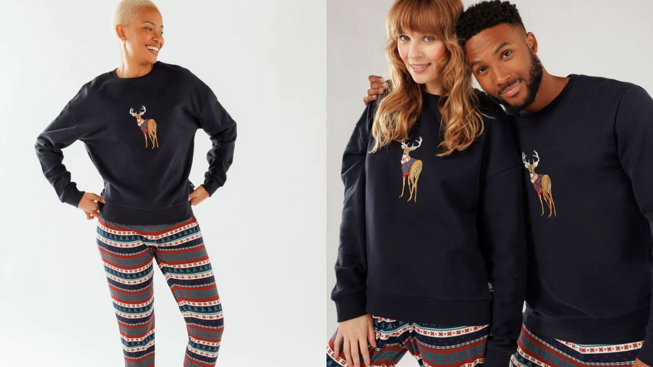 Best his and hers Christmas pajamas for couples who like to match