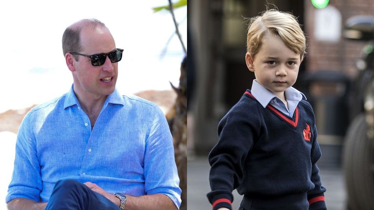 Prince William connects with Prince George over international visits