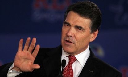 Texas Gov. Rick Perry remains coy about whether he'll run for the GOP presidential nomination.
