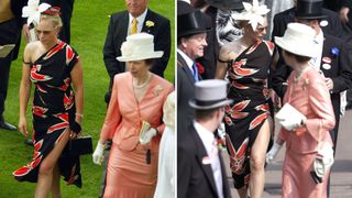 Princess Anne with Zara Tindall at Royal Ascot