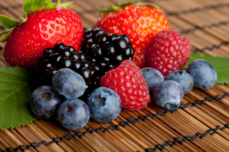 bowl of mixed berries