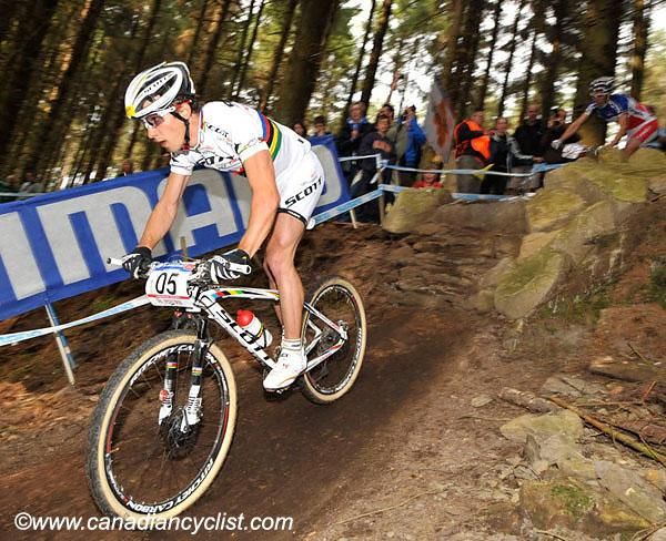 Eventual winner Nino Schurter.