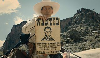 The Ballad of Buster Scruggs Buster shows off his wanted poster