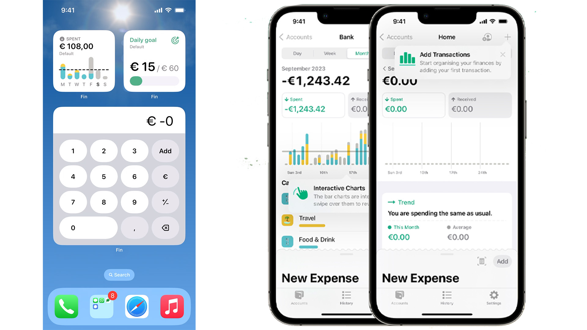 Fin Budget Tracker in iOS 17