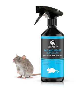 Ecovalley Natural Mouse and Rat Repellent Spray, 500ml - Humane, Rodent Deterrent - Safe and Effective Alternative to Mouse Traps and Rat Poison