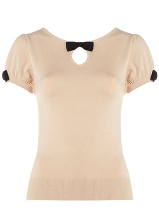 Lipsy bow detail top, £45