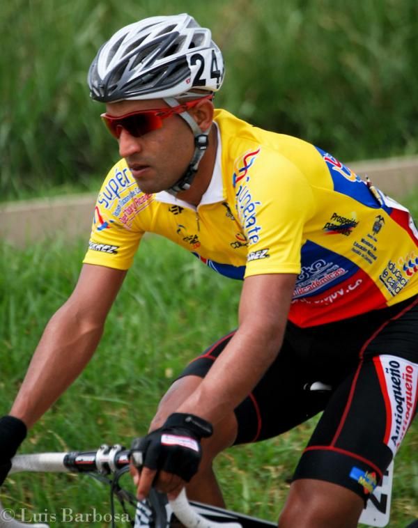 Race leader Alejandro Ramirez