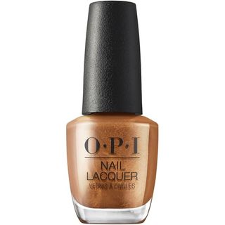 Opi Nail Lacquer Millennium Mocha | Opaque Dark Brown Metallic Chip Resistant Nail Polish | Metallic Mega Mix Collection