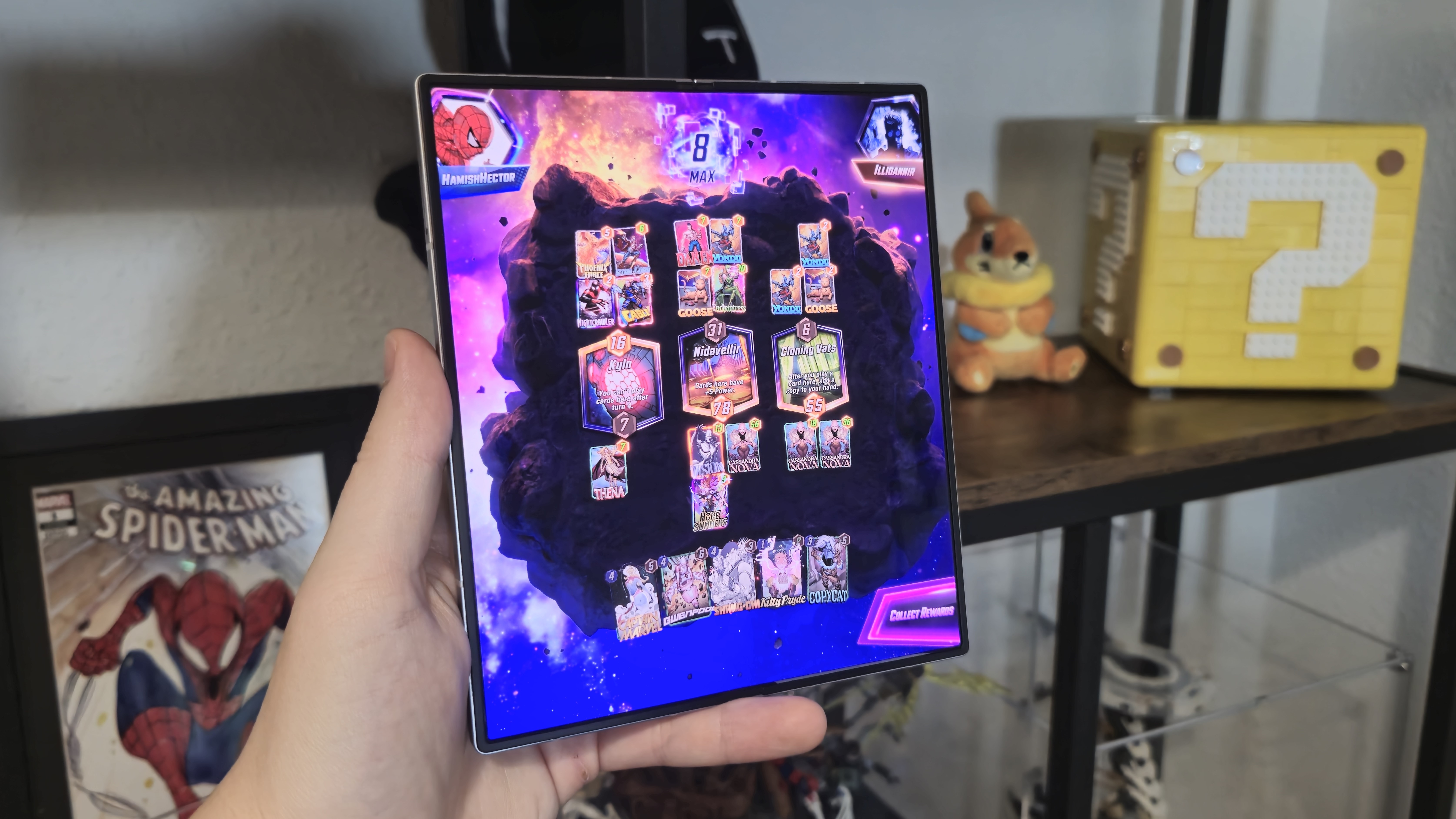 Un cliché de Marvel diffusé sur un Samsung Galaxy Z Fold 6