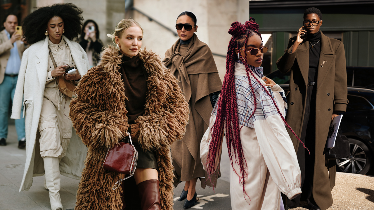 women wearing fur coats, double breasted coats, and parka coats