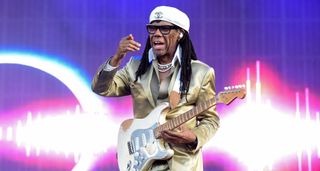 Nile Rodgers with his Hitmaker Stratocaster