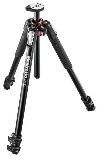 Manfrotto 055 Aluminum 3-Section Tripod with Horizontal Column (MT055XPRO3)