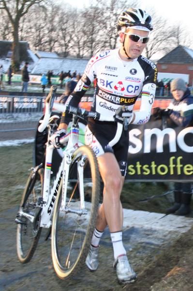 Yesterday's World Cup winner Niels Albert (BCKP - Powerplus) was not a factor in Gieten.