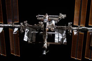 The largest satellite in orbit around Earth is the International Space Station.