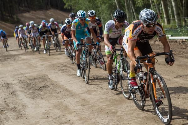 Mike Friedman (Optum) leads the break as it gets established.