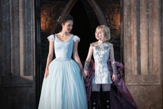 (L to R) Sofia Wylie as Agatha and Sophia Anne Caruso as Sophie