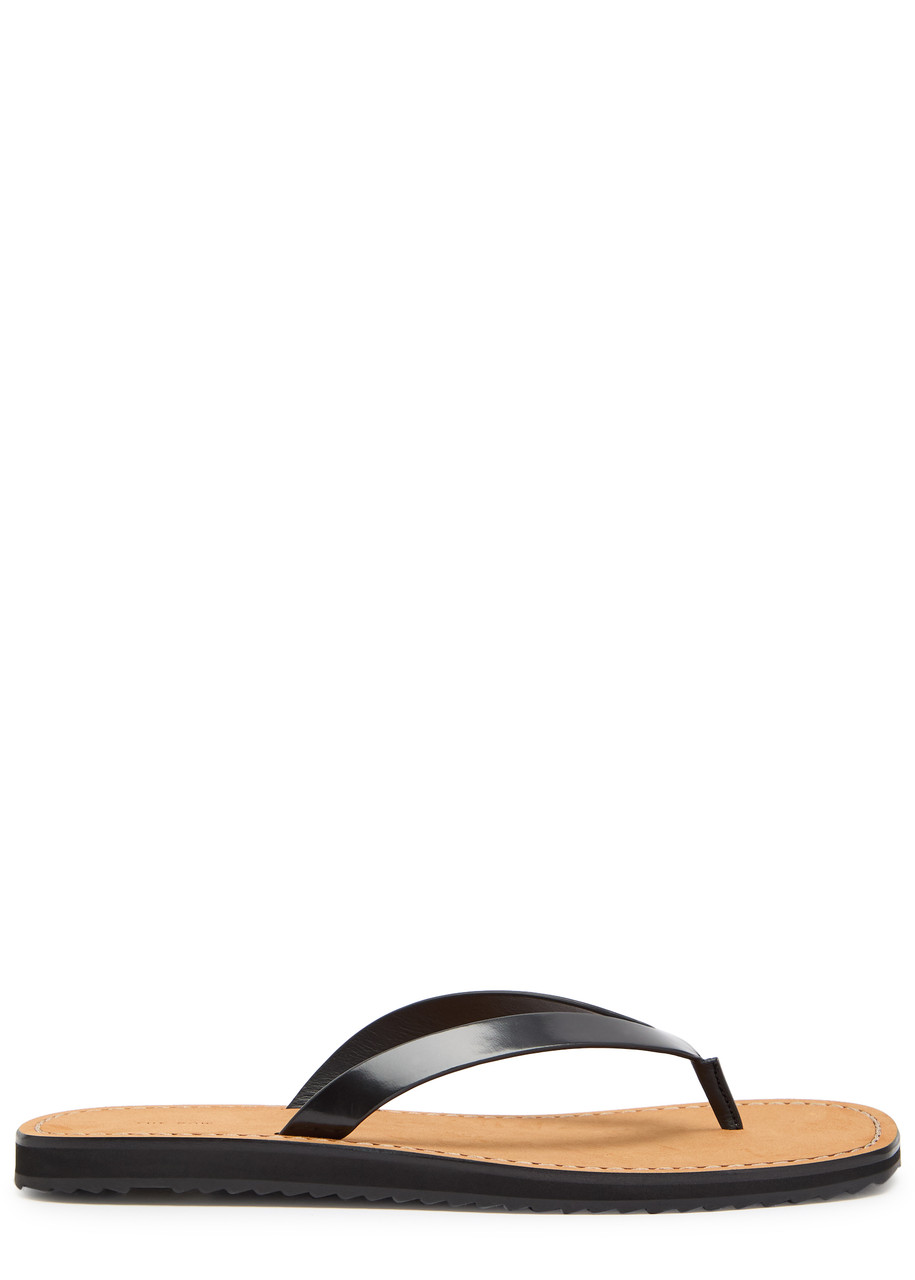 City Leather Flip Flops