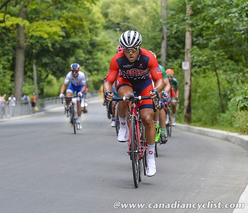 Eric Marcotte (USA) at the front