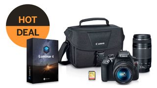 Canon Rebel T6, 2 lenses, Luminar 4, 32GB card + bag: $399 Black Friday blowout!